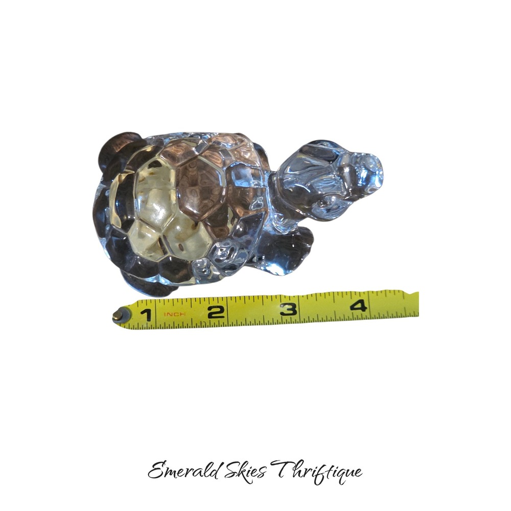 Vintage princess house pets turtle paperweight heavy free shipping - Picture 3 of 4